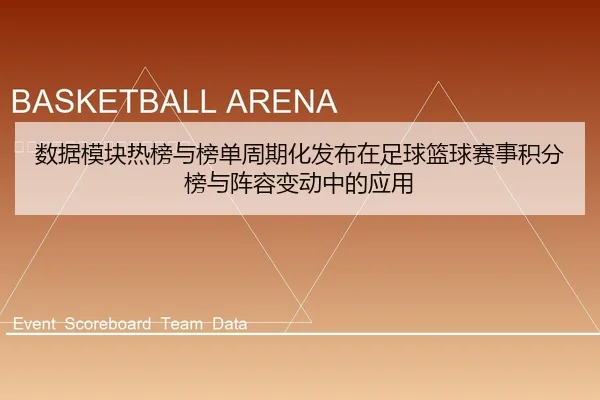 数据模块热榜与榜单周期化发布在足球篮球赛事积分榜与阵容变动中的应用